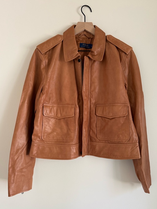Polo Ralph Lauren Jackets & Blazers - Leather Polo Ralph Lauren Women’s Jacket-Size Large
